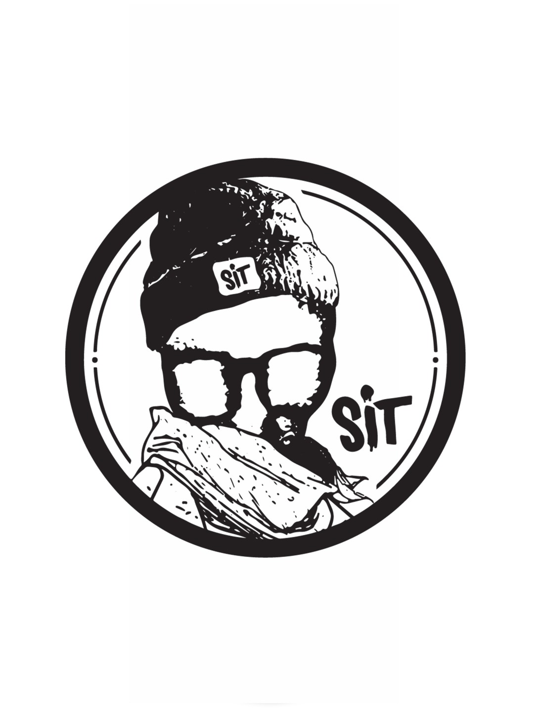 Sticker Sheet Black Pink On White Blackpink name in hangul (korean). sticker sheet black pink on white