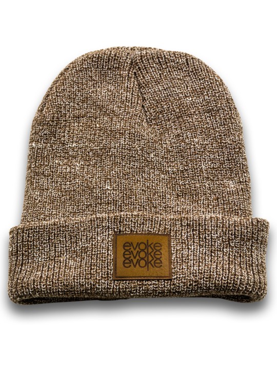 Evoke Beanie | Heather brown